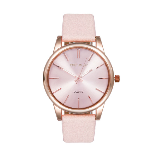 Reloj rosa pastel mujer