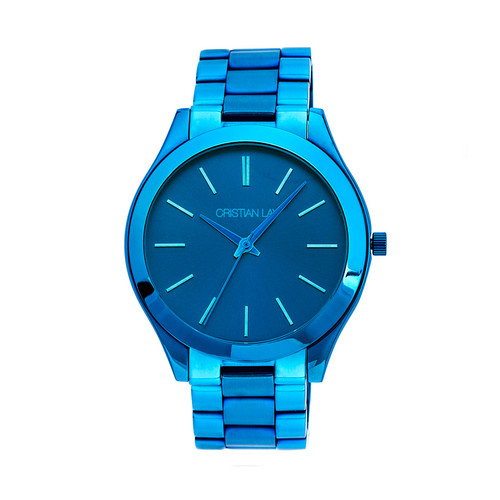 Reloj monocolor azul mujer