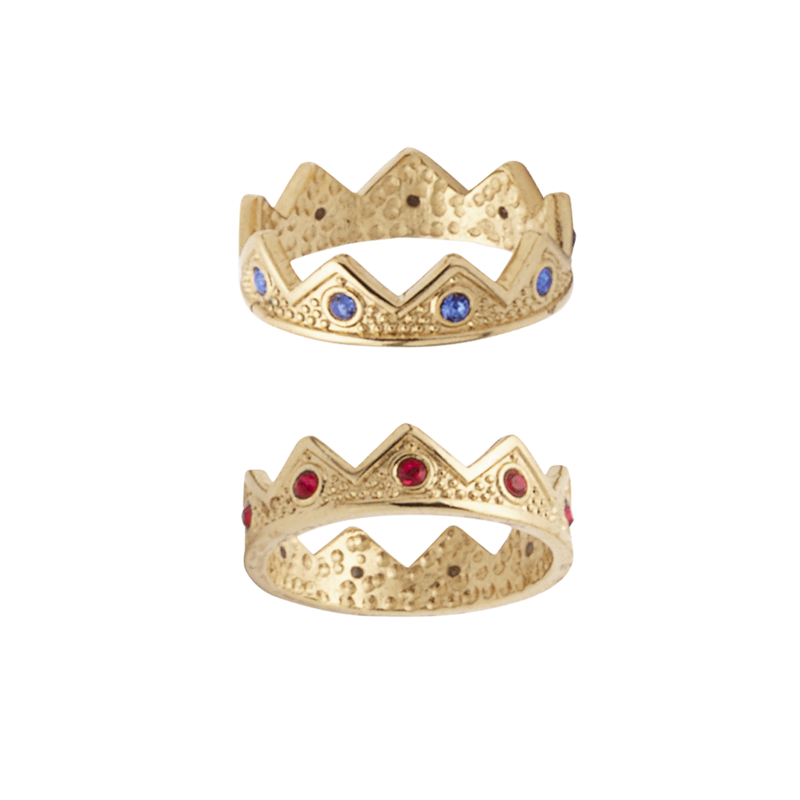 Set di anelli a corona