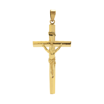 Colgante cruz cristiana Oro