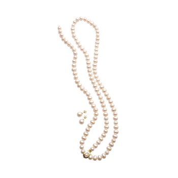 Collar de perlas cultivadas Oro