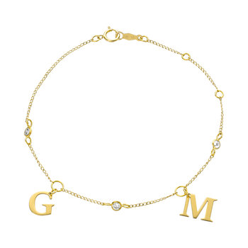 Pulsera with letters Oro