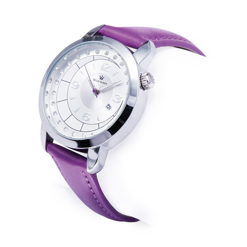 Relógio lilás mulher