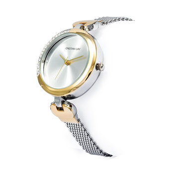 Reloj fino bicolor mujer