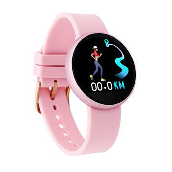 Pink smartwatch