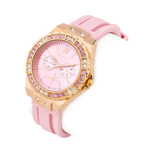 Reloj silicona rosa mujer