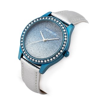Reloj degradado blanco y azul mujer