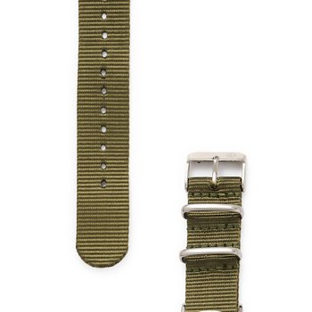Orologio Concepcion verde militare  con quadrante bianco