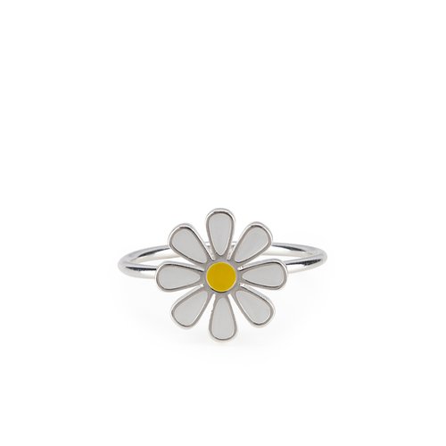 Aneis Flower White