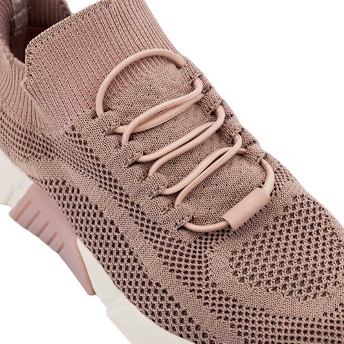 Sneaker in rete rosa