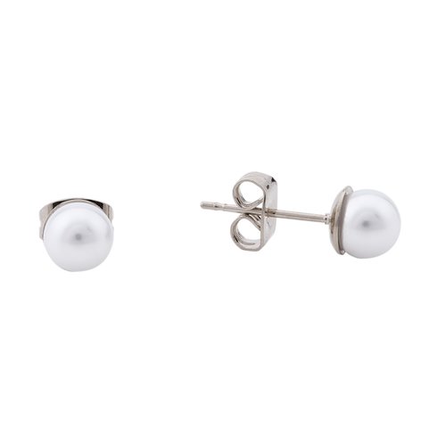 Girocollo e orecchini perla classica