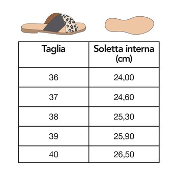 Sandalo in pelle leopardata - Made in Spain