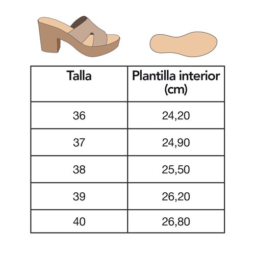 Sandália de pele toupeira- Made in Spain