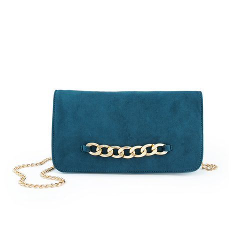 Bag Pochette Color Petrolio Comprare Pochette Blu Petrolio