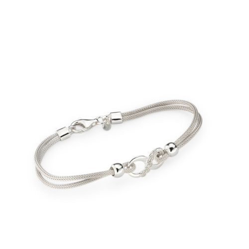 Elli HEART - Bracciale - silberfarben/argentato Elli HEART - Bracciale - silberfarben/argentato